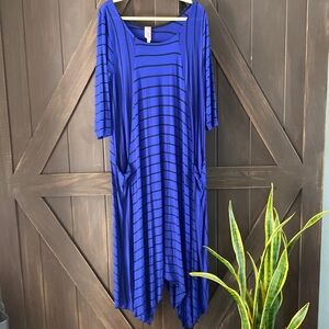 J mode USA 2XL navy blue with black stripes